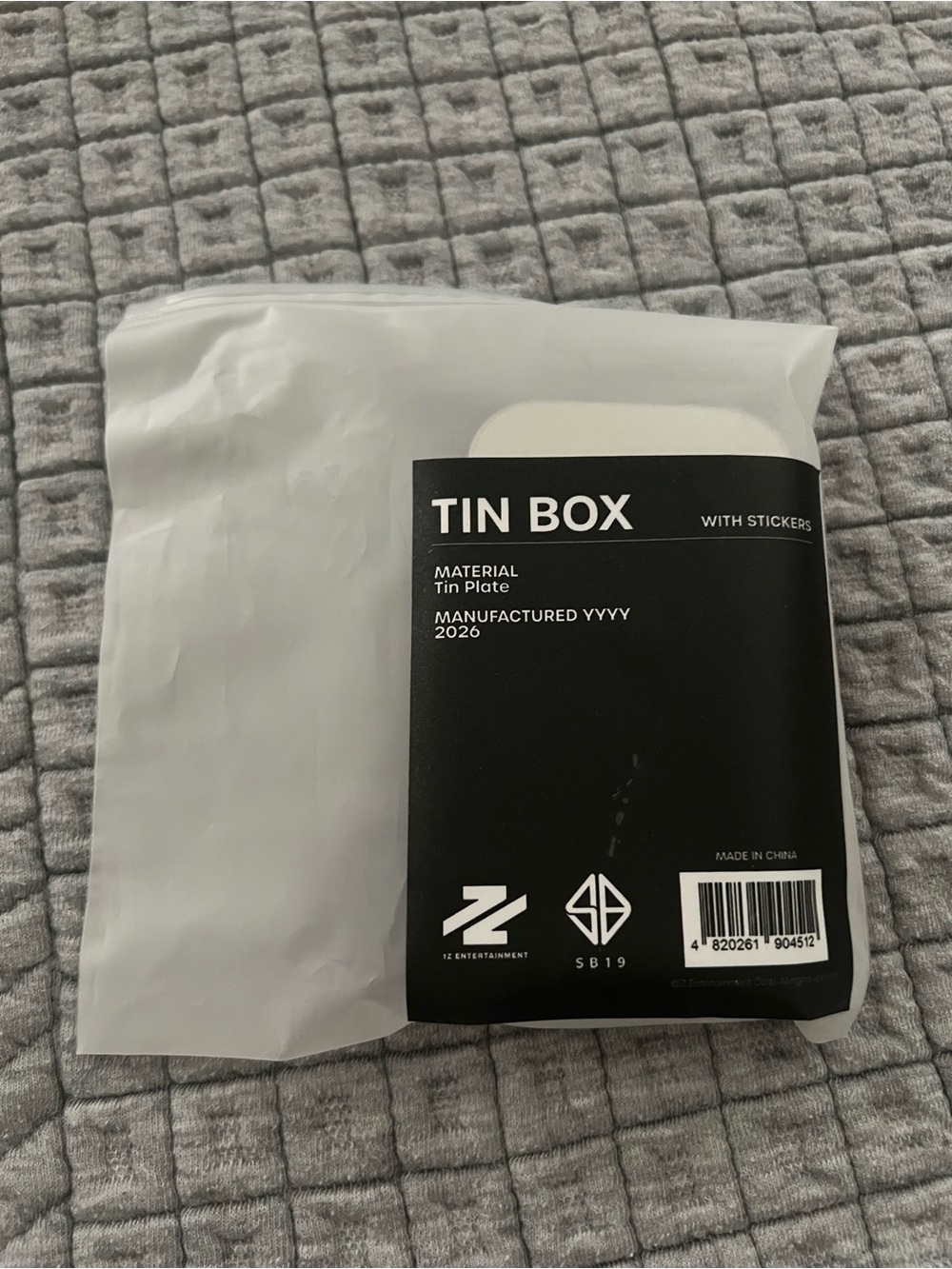 SB19 Wakas At Simula Pop Up Official Merchandise Tin Box with Stickers
